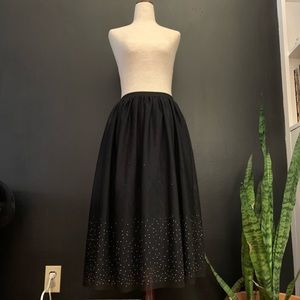 NWT black tulle skirt with sparkles